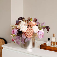 画像をギャラリービューアに読み込む, VICKY YAO Faux Floral - Exclusive Design French Elegant Orange Faux Rose Arrangement