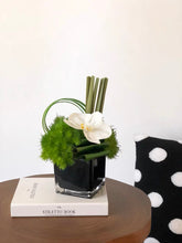 Load image into Gallery viewer, Vicky Yao Faux Floral -Exclusive Design Faux Green Orchid Arrangement