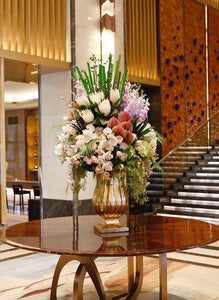 Vicky Yao Faux Floral - Exclusive Design Luxury Hotel Multicolor Artificial Flowers Arrangement