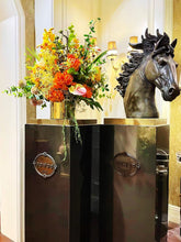 將圖片載入圖庫檢視器 Vicky Yao Faux Floral - Exclusive Design Luxury Orange Artificial Flowers Arrangement
