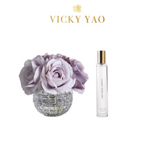 Load image into Gallery viewer, VICKY YAO FRAGRANCE - Cute Lilac Faux Rose Art &amp; Luxury Fragrance 50ml