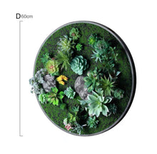 Load image into Gallery viewer, Vicky Yao Wall Decor - Circular Artificial Plant Wall Decor