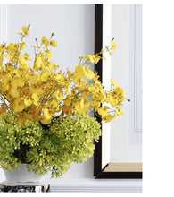 Laden Sie das Bild in den Galerie-Viewer, Vicky Yao Faux Floral - Exclusive Design Artificial Yellow Oncidium Floral Arrangement