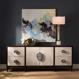 Vicky Yao Luxury Furniture - Luxury Handcrafted Stunning Agate TV Cabinet