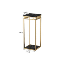 Load image into Gallery viewer, Vicky Yao Luxury Furniture - Exclusive Design Luxurious Marble Three-Piece Flower Pot Stand /Display Stand