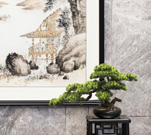 Load image into Gallery viewer, VICKY YAO Faux Bonsai - Exclusive Design Artificial Bonsai Arrangement Gift For Him