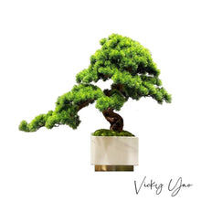 画像をギャラリービューアに読み込む, VICKY YAO Faux Plant - Exclusive Luxury Faux Bonsai Arrangement With Marble Pot