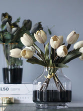 將圖片載入圖庫檢視器 Vicky Yao Faux Floral - Tulip With Melancholy Feature Arrangement - Vicky Yao Home Decor SEO