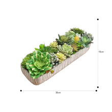 Load image into Gallery viewer, VICKY YAO Faux Plant - Exclusive Design Artificial Long Style Succulents Arrangement