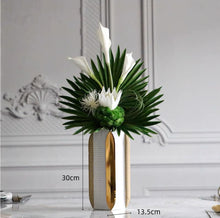 將圖片載入圖庫檢視器 Vicky Yao Faux Floral - New Arrival Green Faux Floral Arrangement