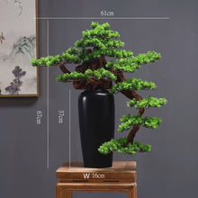 画像をギャラリービューアに読み込む, VICKY YAO Faux Plant - Exclusive Design Red Artificial Bonsai Maple Leaf Gift For Him