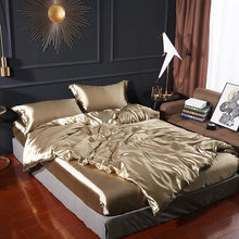 Load image into Gallery viewer, Vicky Yao Home Bedding - 1000TC Weight Luxury Bedding 4 Set in Champagne Gold