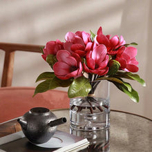画像をギャラリービューアに読み込む, VICKY YAO Faux Floral - Exclusive Design Pink Artificial Magnolia Floral Arrangement