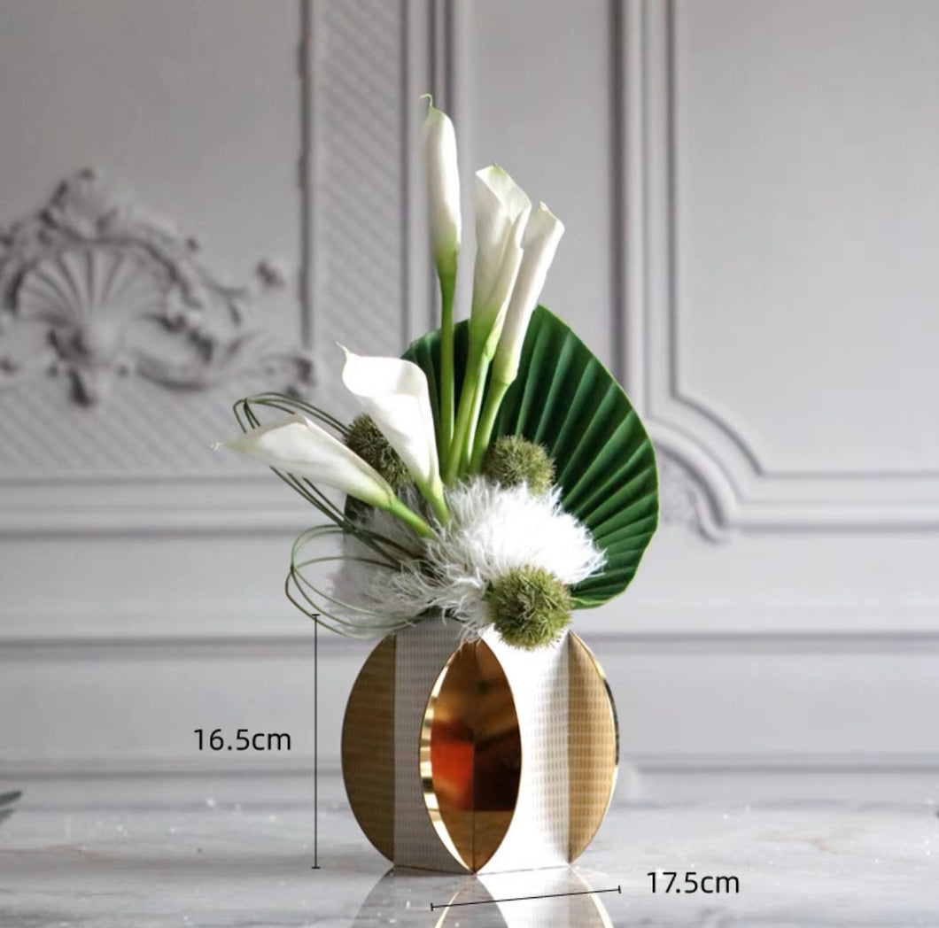 Vicky Yao Faux Floral - New Arrival Green Faux Floral Arrangement