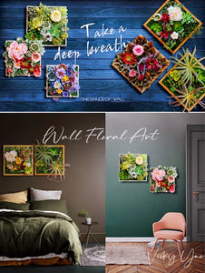 Vicky Yao Wall Decor -Colorful Plant Wall Art
