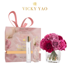 Load image into Gallery viewer, VICKY YAO FRAGRANCE - Real Touch Mix Rose Floral Art &amp; Luxury Fragrance 50ml