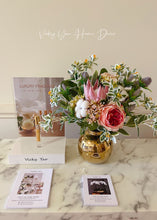Load image into Gallery viewer, Vicky Yao Faux Floral - Exclusive Design Cotton Rose Floral Arrangement