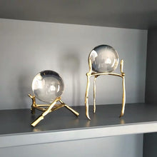 画像をギャラリービューアに読み込む, Vicky Yao Table Decor - A pair of luxury crystal ball decorations