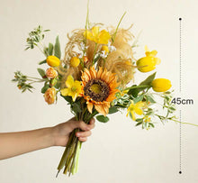 画像をギャラリービューアに読み込む, Vicky Yao Wedding Flower - Exclusive Design Sunflower Artificial Wedding 3 Set Bridal Boutique