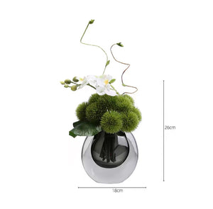 VICKY YAO Faux Floral - Exclusive Design Fresh Green Faux Plant Arrangement