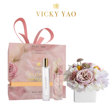 將圖片載入圖庫檢視器 VICKY YAO FRAGRANCE - Love &amp; Dream Series Hydrangea Floral Art &amp; Luxury Fragrance Gift Box
