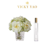 Laden Sie das Bild in den Galerie-Viewer, VICKY YAO FRAGRANCE - Love &amp; Dream Series Fresh Green &amp; Luxury Fragrance Gift Box 50ml