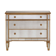 Load image into Gallery viewer, Vicky Yao Luxury Furniture -Mirrored Three Drawer Chest - Vicky Yao Home Decor SEO