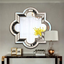 將圖片載入圖庫檢視器 Vicky Yao Wall Decor - Art Structure Silver Wall Mirror