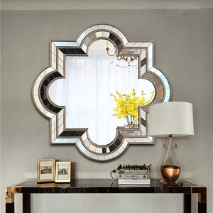 Vicky Yao Wall Decor - Art Structure Silver Wall Mirror