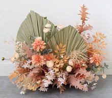 將圖片載入圖庫檢視器 Vicky Yao Wedding Flower - Exclusive Design Decoration Wedding Orange Series Faux Floral Arrangement