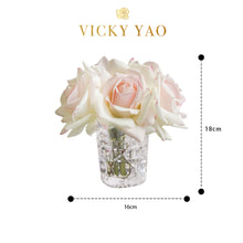 画像をギャラリービューアに読み込む, VICKY YAO FRAGRANCE - Love &amp; Dream Series Real Touch Champagne Floral Art &amp; Luxury Fragrance Gift Box