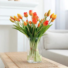Laden Sie das Bild in den Galerie-Viewer, VICKY YAO Faux Floral - Spring Real Touch Elegant Faux Tulips Floral Arrangement