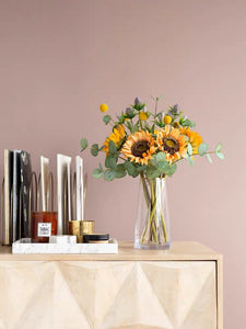 Vicky Yao Faux Floral - Exclusive Design Handmade Faux Sunflower Arrangement