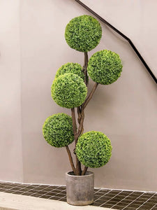 Vicky Yao Faux Plant - Exclusive Design British Style Indoor/Outdoor Artificial Potted Plant Tree