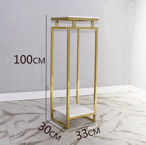Vicky Yao Luxury Furniture - Exclusive Design Luxurious Marble Three-Piece Flower Pot Stand /Display Stand