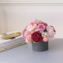Load image into Gallery viewer, Vicky Yao Faux Floral - Exclusive Design Real Touch Pink Artificial Flowers Arrangement