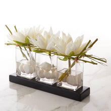 Load image into Gallery viewer, Vicky Yao Faux Floral - Exclusive Design Artificial Lotus/Water Lily Flower Arrangement