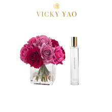 画像をギャラリービューアに読み込む, VICKY YAO Design Aesthetic- Best Seller Luxury Natural Touch Faux Rose Gift Box